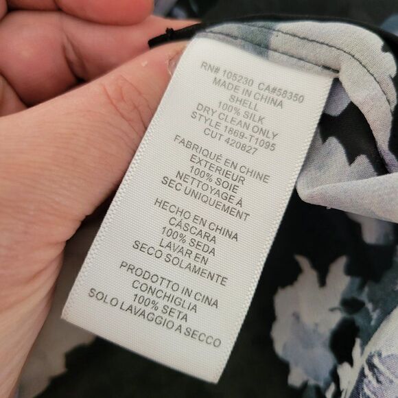 Joie floral  blouse silk 100% size M‎ - Picture 5 of 8